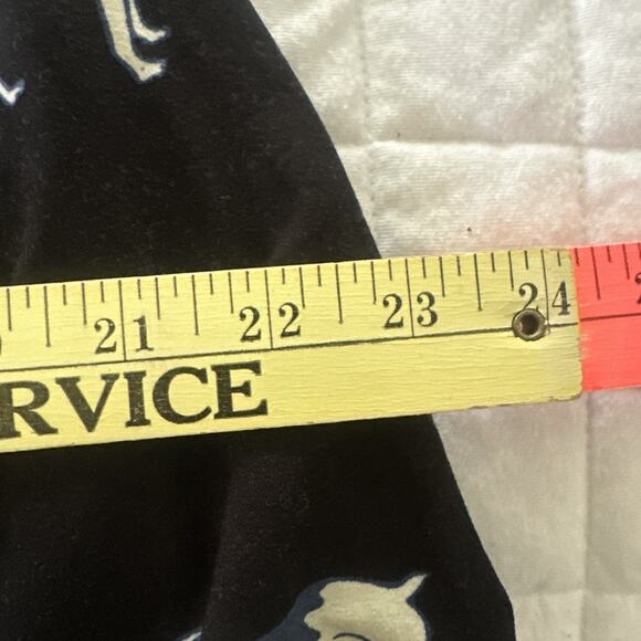 MODCLOTH Dress Womens XS Black Bird Dog Print Fit Flare Party Jersey Stretch - Picture 9 of 10